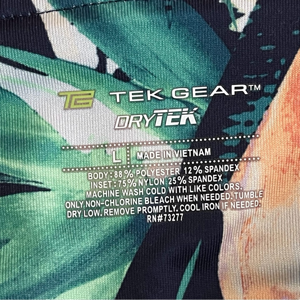 Tek Gear DryTek Women’s Capris Leggings Size L - Picture 8 of 13
